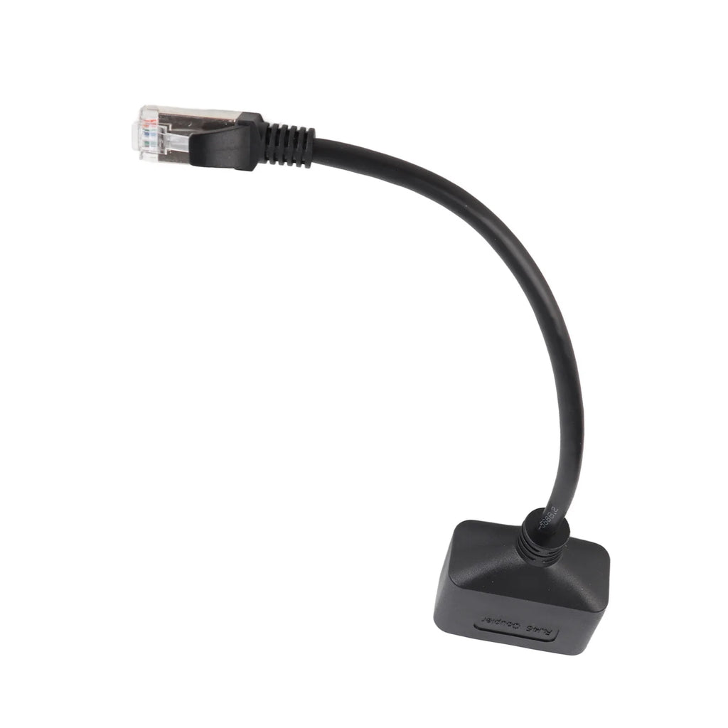 Universal RJ45 Ethernet Adapter Cable Extension 1 to 2 Port Excellent Connection Transmission Splitter Adapter for Home Office