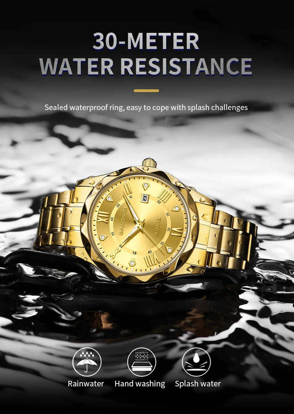 LIGE Men Watch BangWei Top Brand Luxury Watch Men Waterproof Week Date Clock Sport Watch Men Quartz Wristwatch Relogio Masculino