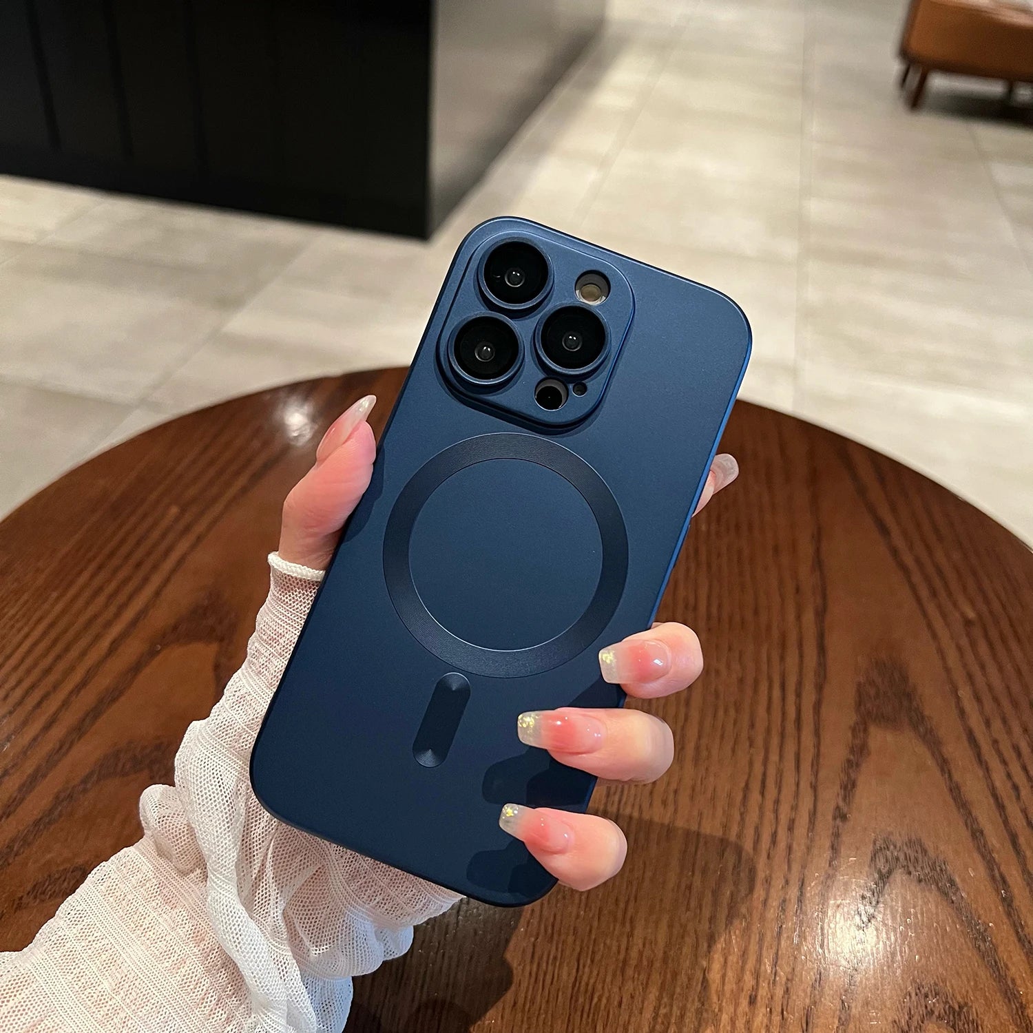 Original For Magsafe Magnetic Wireless Charge Case For iPhone 15 13 12 11 14 Pro Max Plus Silicone Shockproof Cover Accessories