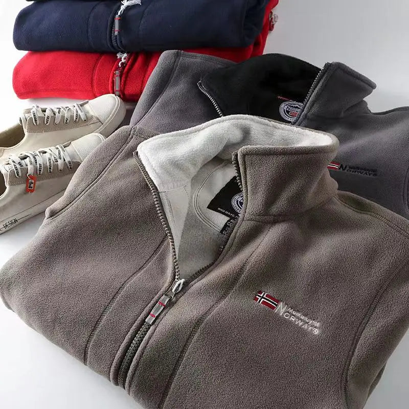 Outdoor Windproof and Breathable Fleece Warm Trendy Top for Autumn Winter Sports Leisure Thick and Warm Patagonia Jacket