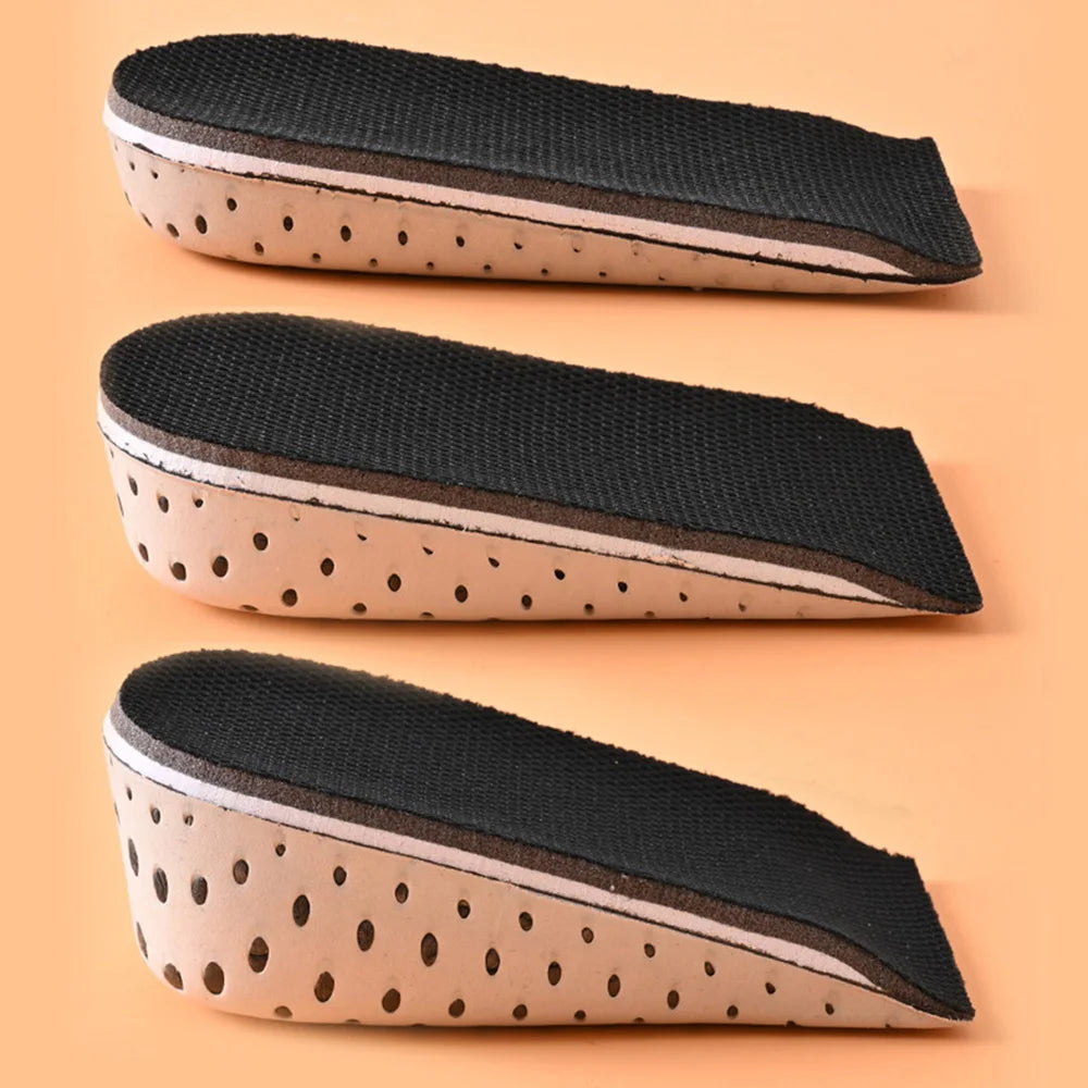 4Pairs/8Pairs Height Increase Insole Do Not Collapse Half Pad Breathable Memory Foam Heel Lifting Inserts Shoe Lifts Shoe Pads