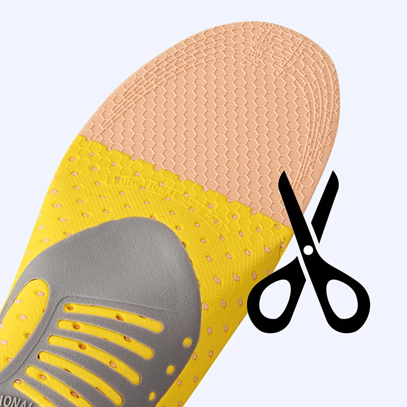Orthotic Insole Arch Support PVC Flat Foot Health Shoe Sole Pad insoles for Shoes insert padded Orthopedic insoles for feet