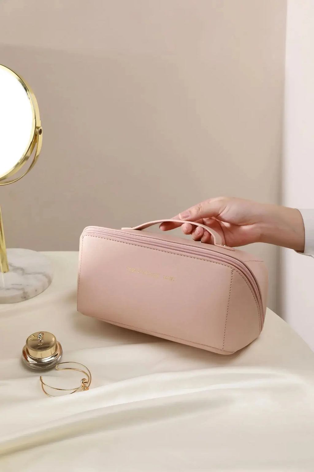 1/2Pcs Cosmetics Storage Kit Large Capacity Travel Toiletry Bag Makeup Bag Ins Advanced Sense Portable Cosmetic Storage Bag