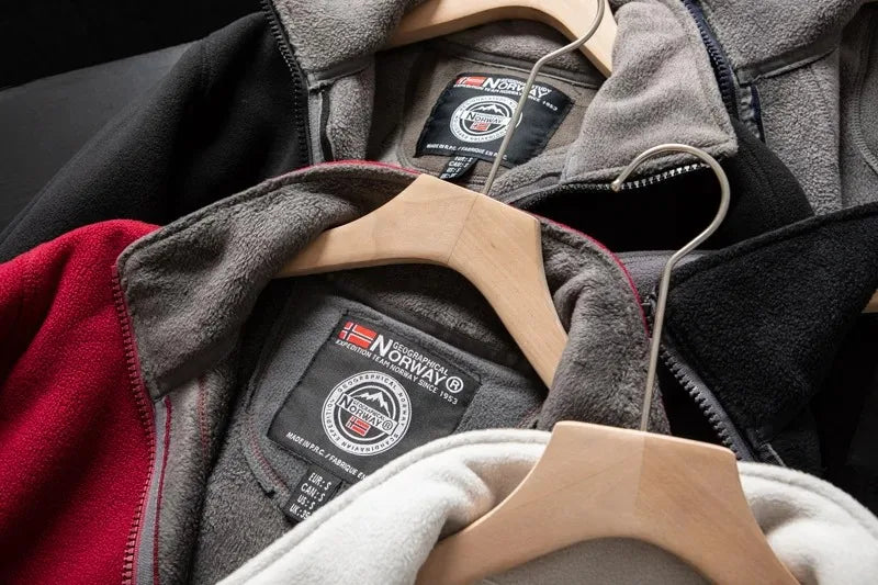 Windproof Fleece Padded Jacket for Men, Anti-Freezing, Warm Coat, Polar Cold, Large Size, Leisure, Fashion, Fall, Winter, New,