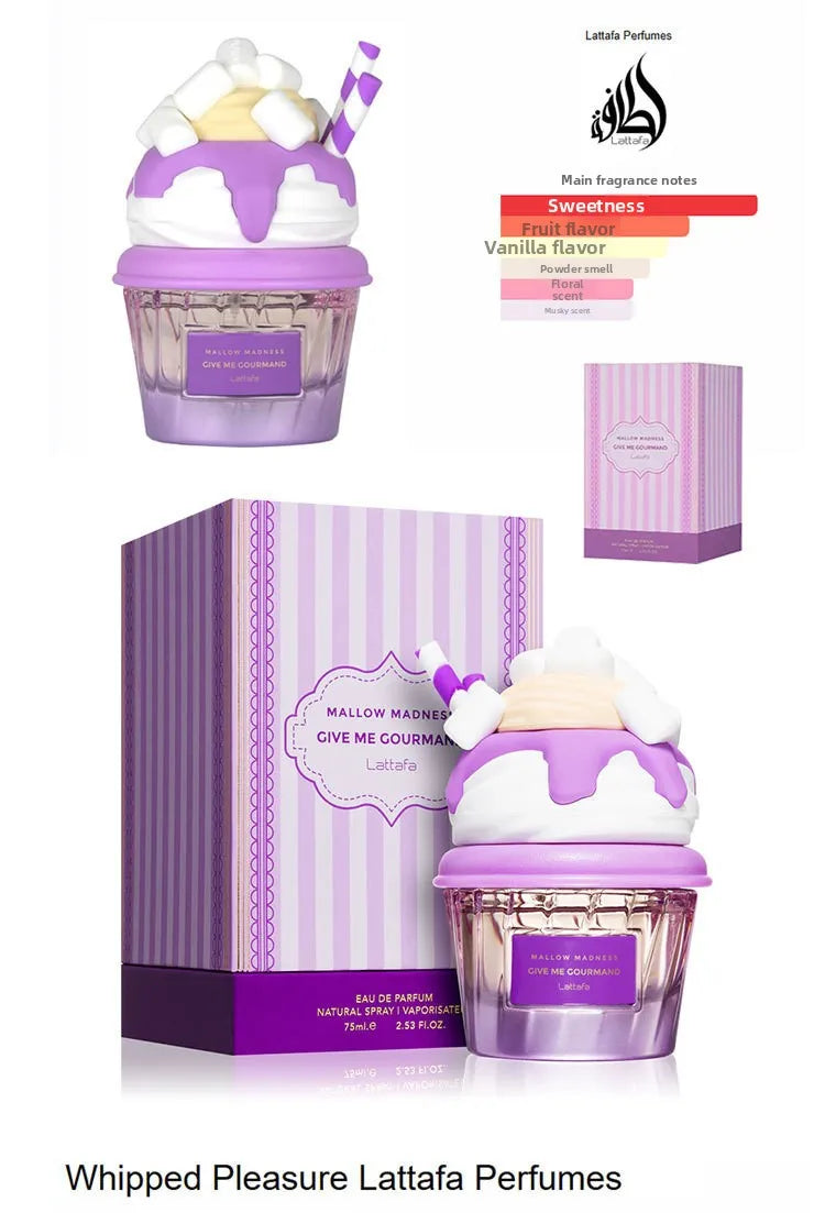 Eau de Parfum 75ml, Delicious Vanilla Caramel Accord, Gourmand Oriental Scent, Long Lasting Wear