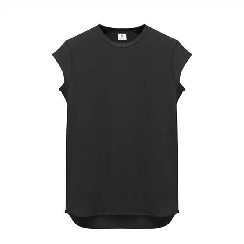 Plain Mens Workout Muscle Clothing Gym Bodybuilding Fitness Sport T-shirt Cotton Breathable Small Sleeve Casual Hip Hop Shirts