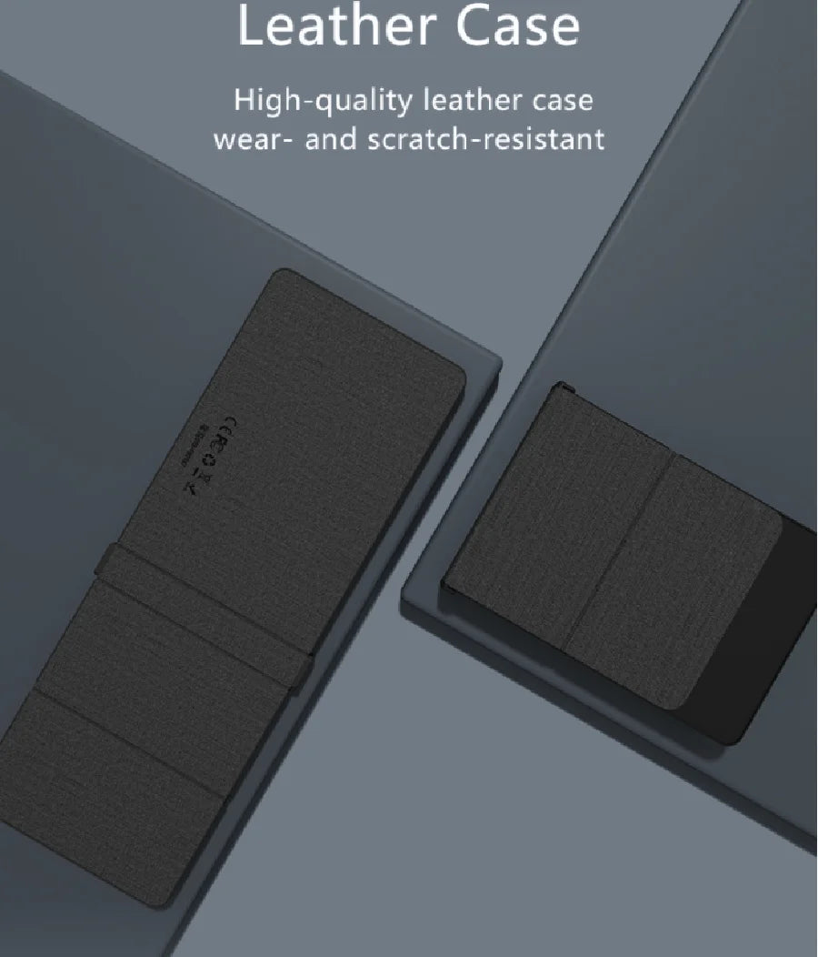 BOW Foldable Bluetooth Keyboard Rechargeable Wireless Keyboard  Folding 2.4G Keyboard for iPhone ipad Laptop Desktop