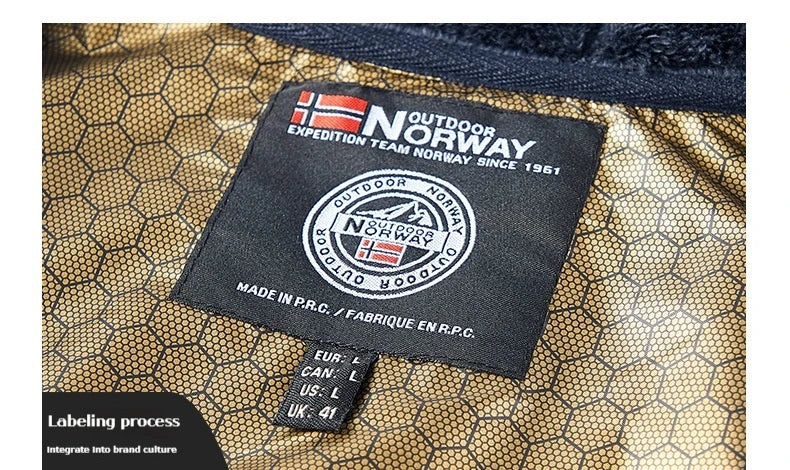 Men's Winter Jacket Large Size Thick Jacket for Men Middle-aged and Elderly Dad's Clothing Men's Sports Coat Norway Man Clothing