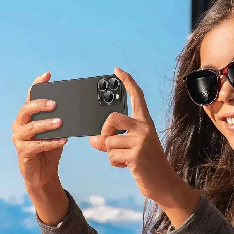 3-2pcs Camera Lens Protector For iPhone 12 13 14 15 Pro Max 13 Mini Metal Ring Protector Glass Camera Lens For iPhone 15 Pro Max