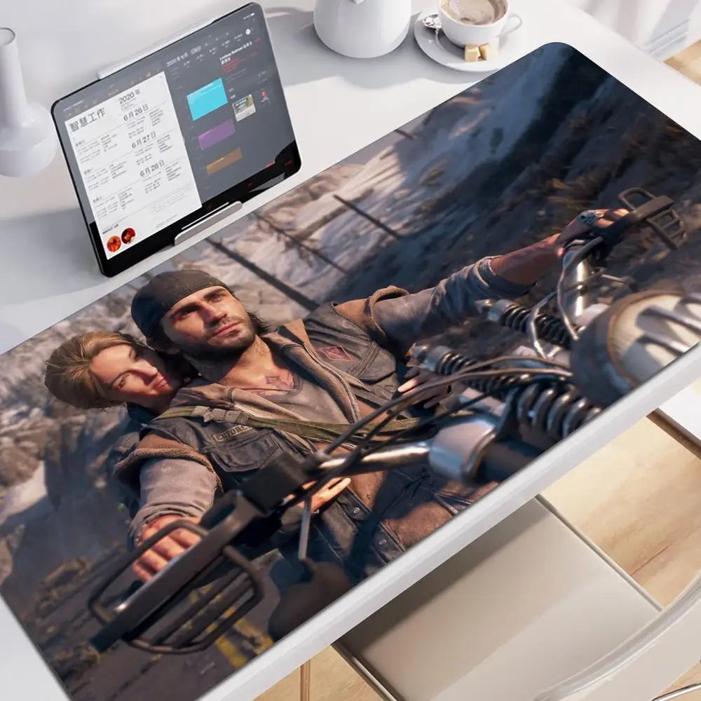 Days Gone Large Mouse Pad Pads Game Xxl Gaming Mousepad Gamer Keyboard Mause Accessories Desk Protector Mat Mats Pc Mice Office
