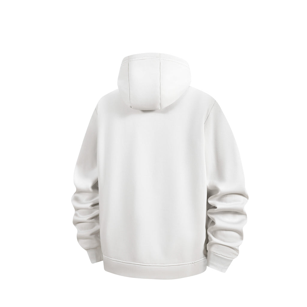 Winter Lambswool Coats Thicken Warm Jackets Long Sleeve Zipper Hoodies Casual Sports Fleece Black Coat Hooded Men Outdoor Jacket