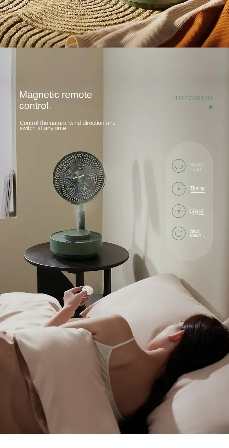 36V/110V/220V  Small Home Appliance Suspended Floor Fan with Powerful Airflow and Adjustable Height C