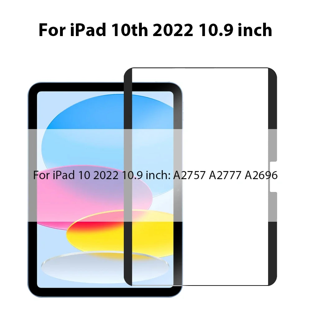 Magnetic Paper Film For Ipad Air 11 M3 M2 5 4 3 2 A16 10 9 10th 9th Generation Pro 13 M4 11th 12.9 Mini 6 7 A17 Screen Protector