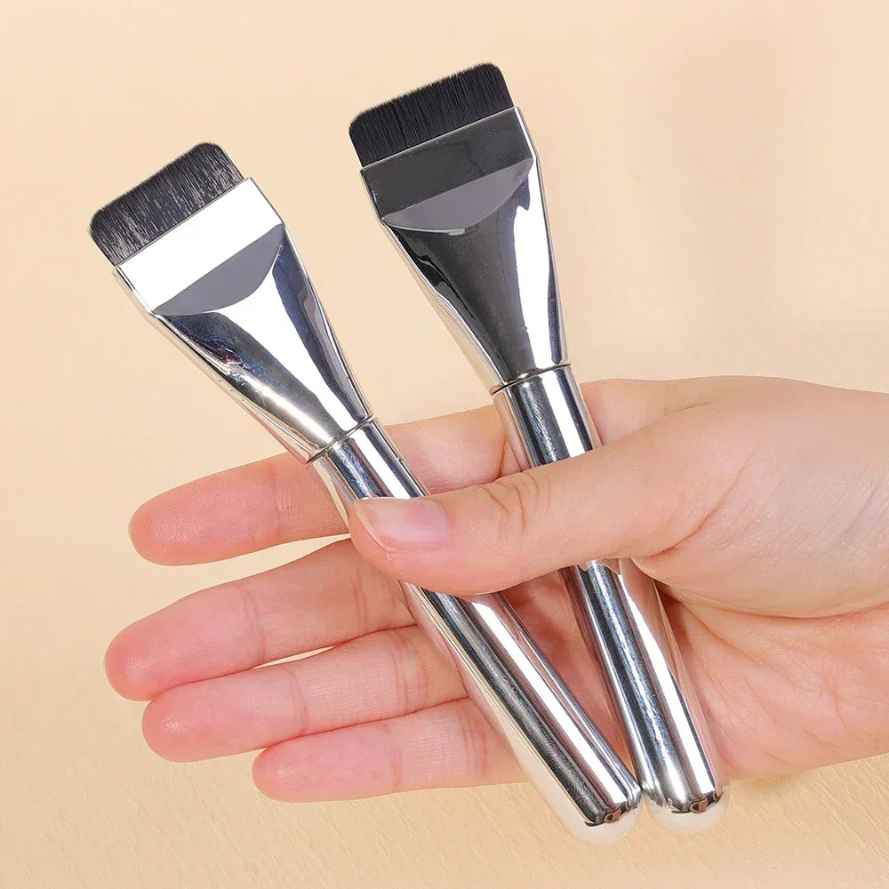 Ultra Thin Foundation Makeup Brushes 20PCS Soft Lightweight and Flat Face Contouring Shadow Brush Blending Mask Cosmetic Tools