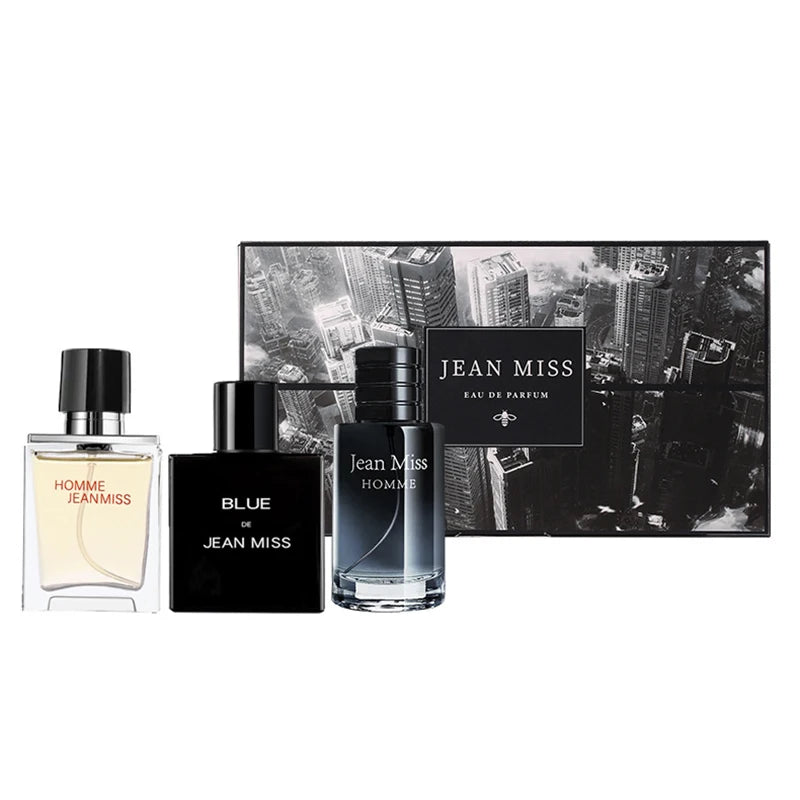 High Quality 90ml Men Perfume Hombre Gift Box 3pcs Set Colognes Scent Fascination Man Perfumes Masculinos Lasting Parfum New