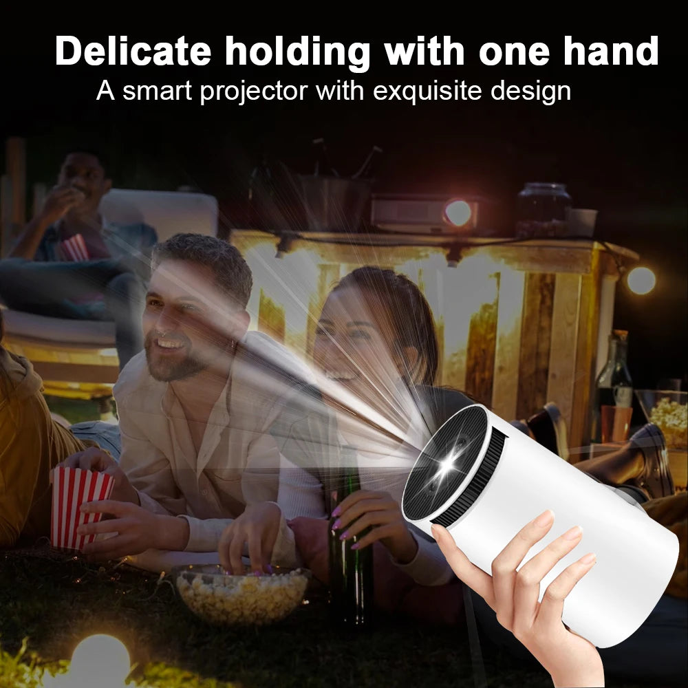 Transpeed Android 11 Wifi6 260ANSI Projector AllwinnerH713 1280*720P 4K180° flexible BT5.0 Home Cinema Outdoor portable Projetor