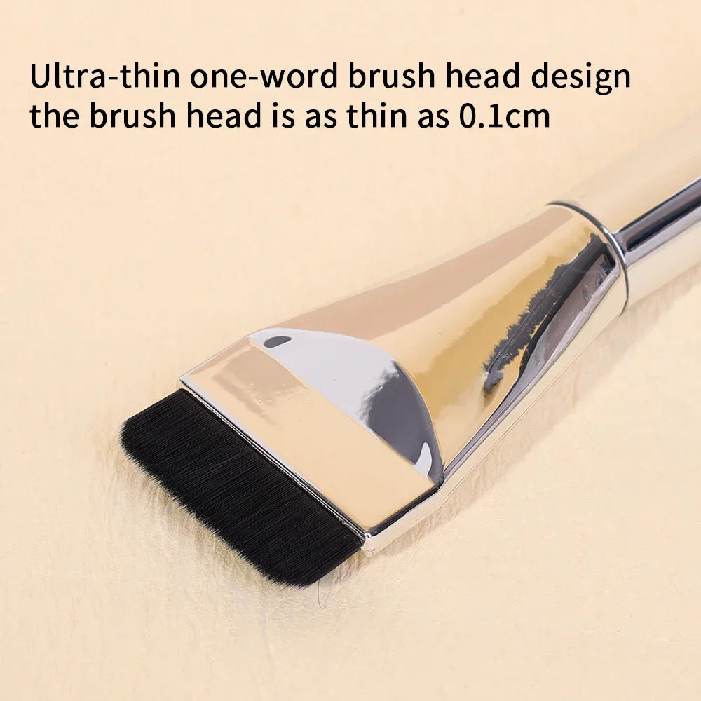 Ultra Thin Foundation Makeup Brushes 20PCS Soft Lightweight and Flat Face Contouring Shadow Brush Blending Mask Cosmetic Tools