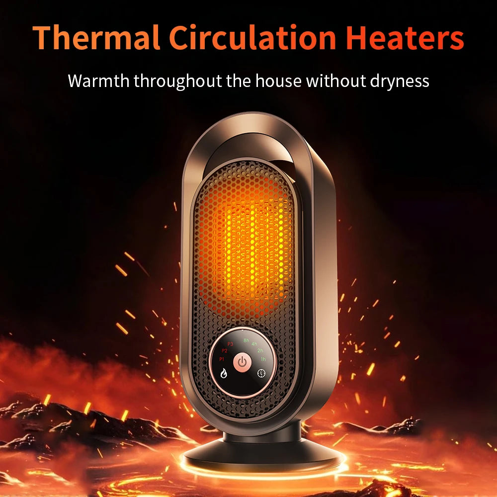 Portable Heater Electric Heater Convenient Bedroom Heater Heating Warm Winter Warmer Machine Fast Heating Office Home Appliance