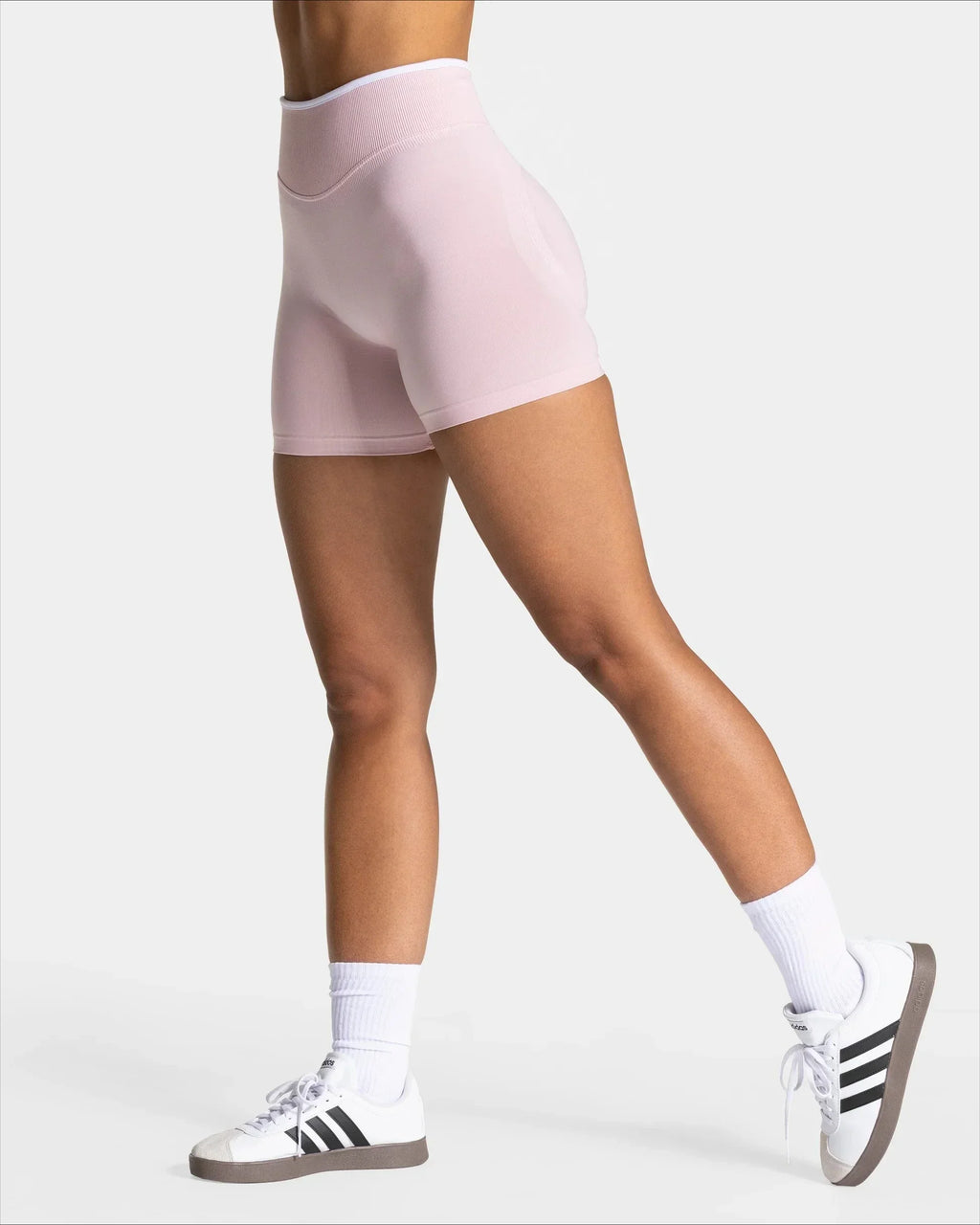 Women White Waist Tight Summer Seamless Sports Shorts High Waist Hip Lifting Yoga Pants Running High Elastic Sport Shorts Female