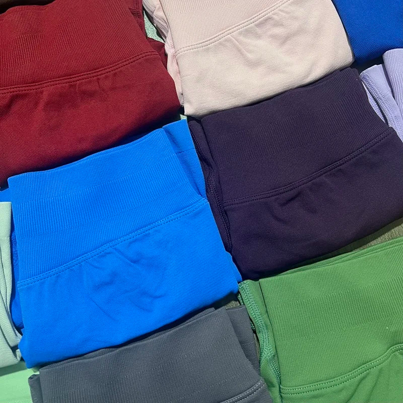 HISTELLO Impact Shorts 4.5" Women Fitness Sports Biker Shorts Low Waist Gym Short Workout Scrunch Butt Yoga Seamless Leggings