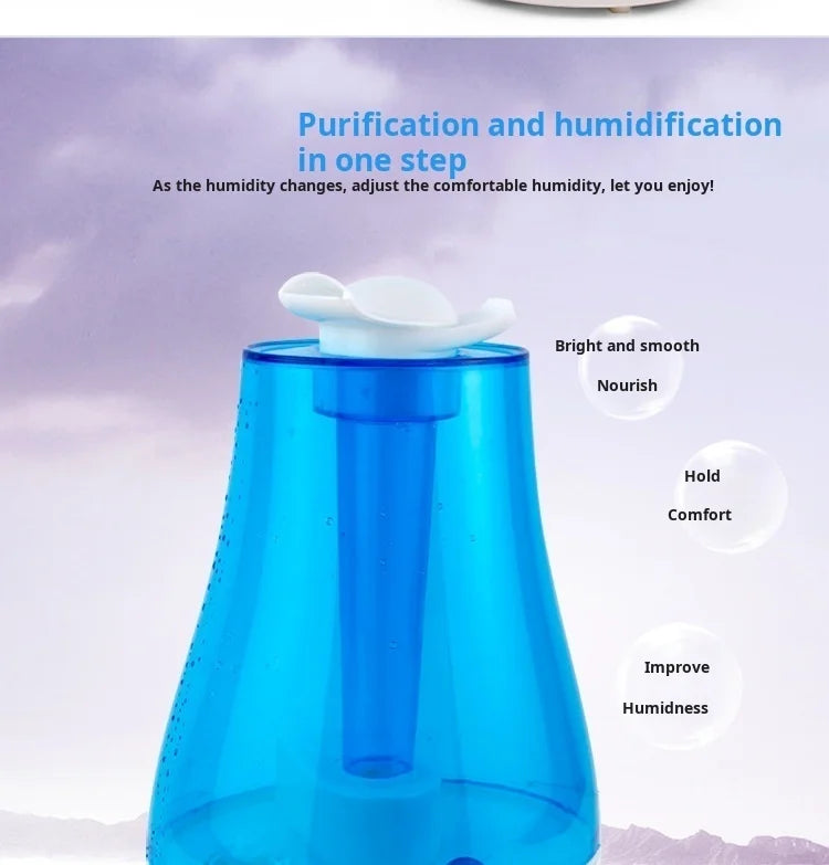 Household bedroom humidifier double spray large mist volume atomizing moisturizing Diffuser Ultrasonic Mini Aroma Air Purifier