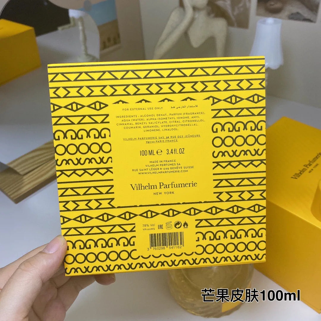 Classic Perfume for Men Eau De Parfum Geometric Glass Patterned Tropical Fruity Vibrant Fresh Long Lasting Fragrance Spray