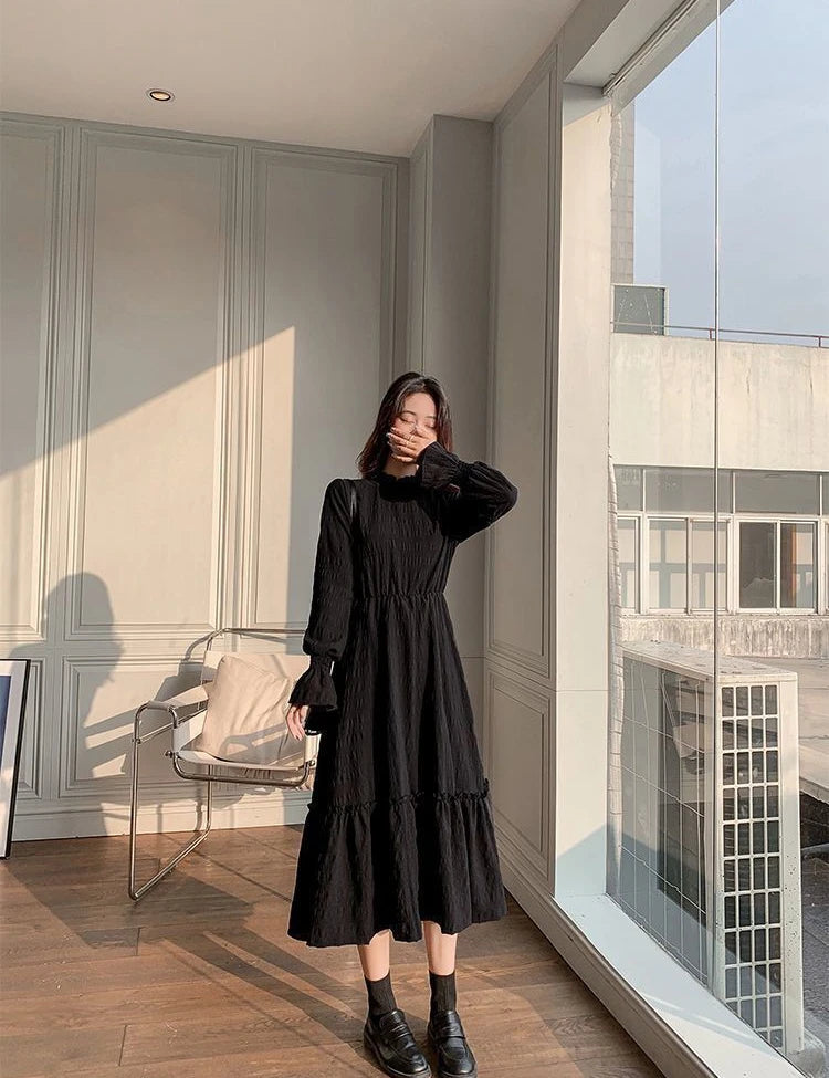 Clothing Holiday Female Dresses 2025 Beach Women's Dress Midi Long Sleeve X New Features of Cotton Summer Luxury Loose Trendy Xl