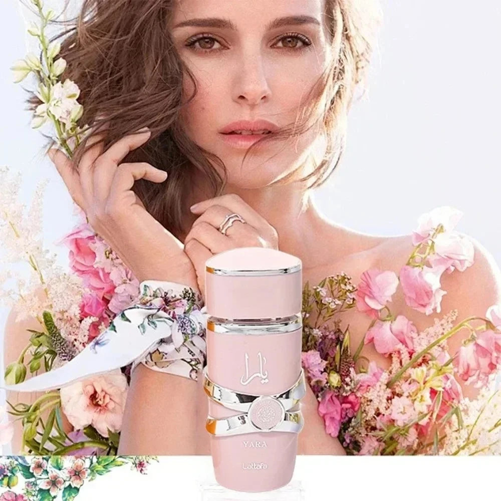 Lattafa Yara Perfume Women Eau De Parfum High Quality Arabia Perfume Long Lasting Fragrance Pheromone 100ML Light Fragrance Gift