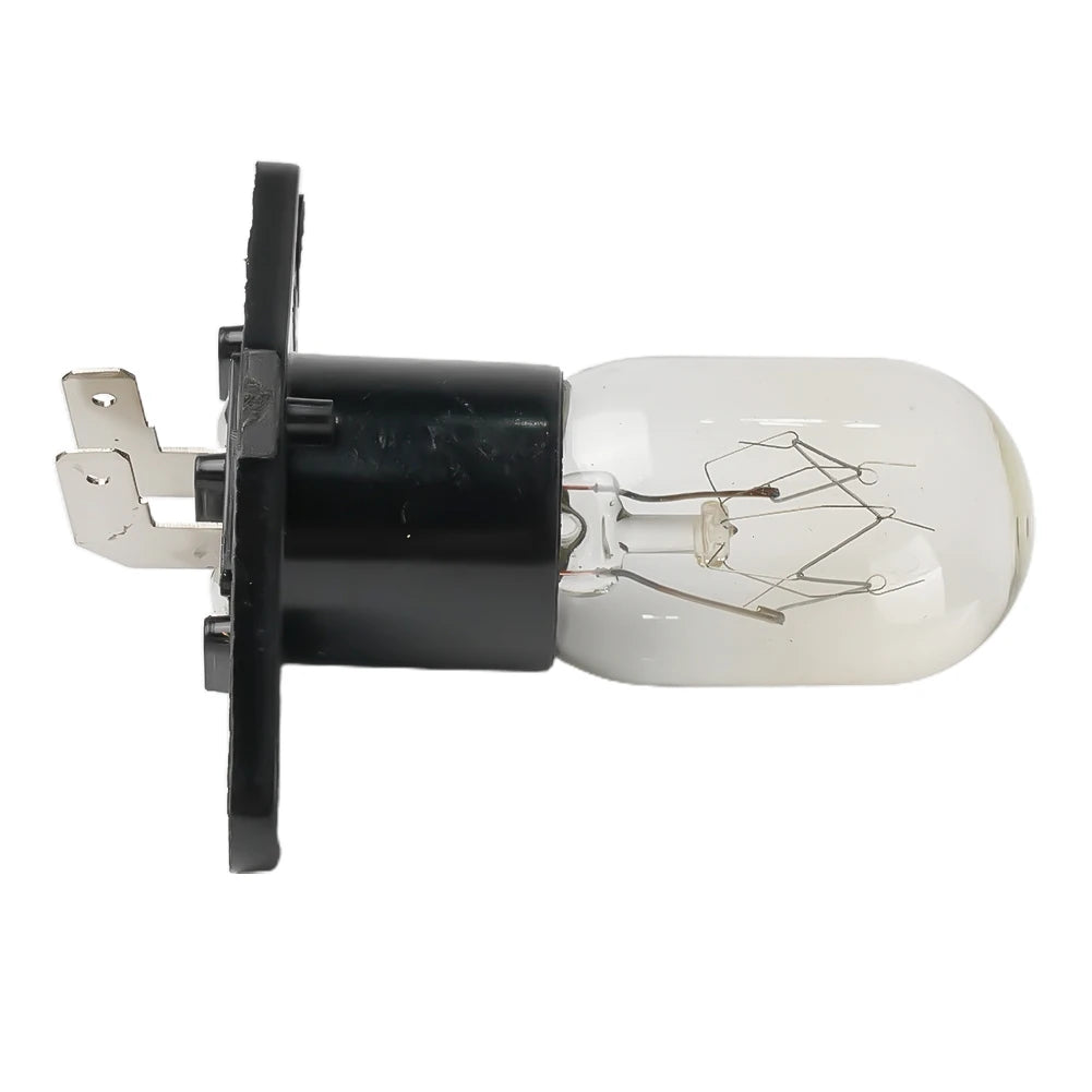 2A 240V 25W Microwave Oven Bulb Refrigerator Lighting Bulb Base Design With Holder Replacement Parts Home Kitchen Accessories