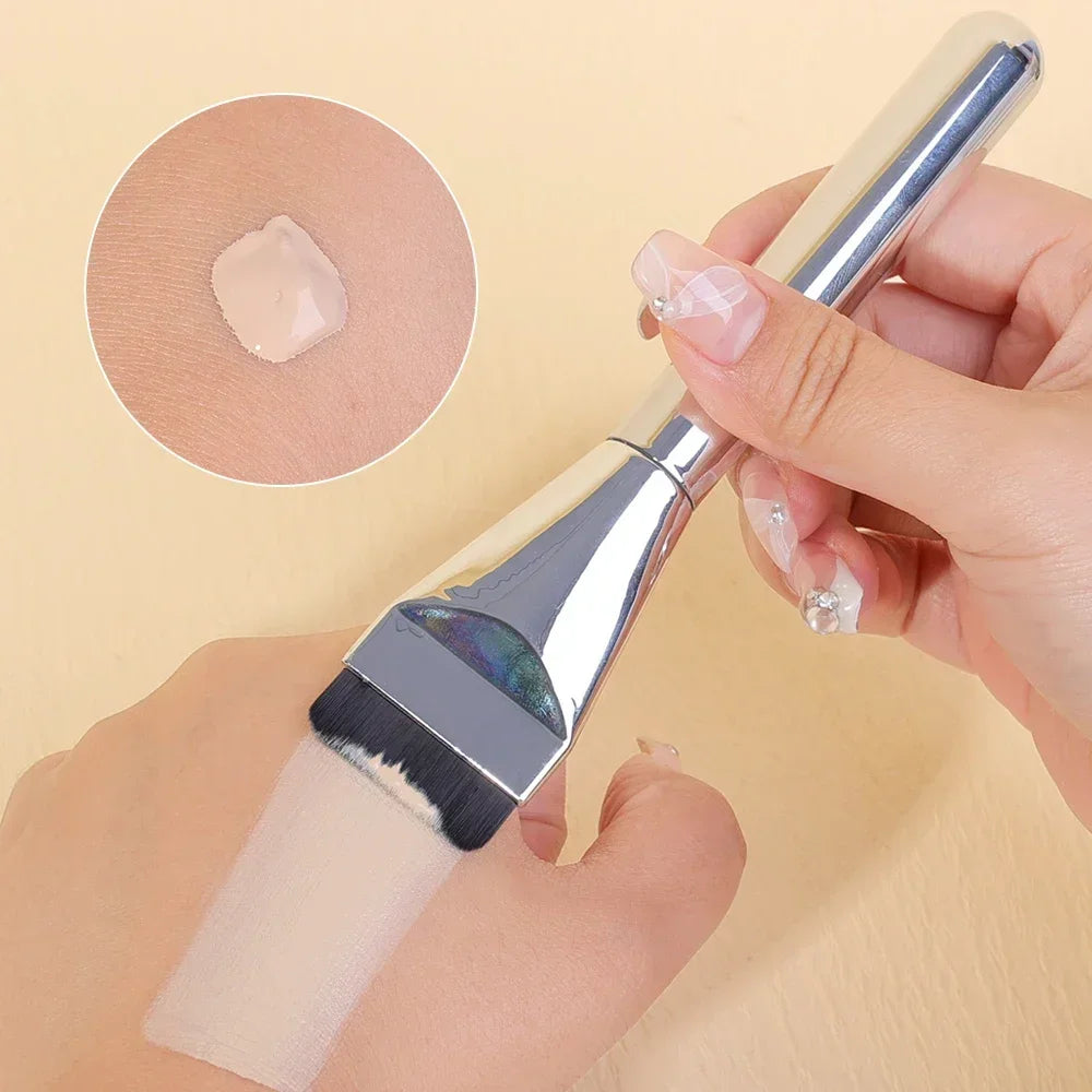 Ultra Thin Foundation Makeup Brushes 20PCS Soft Lightweight and Flat Face Contouring Shadow Brush Blending Mask Cosmetic Tools