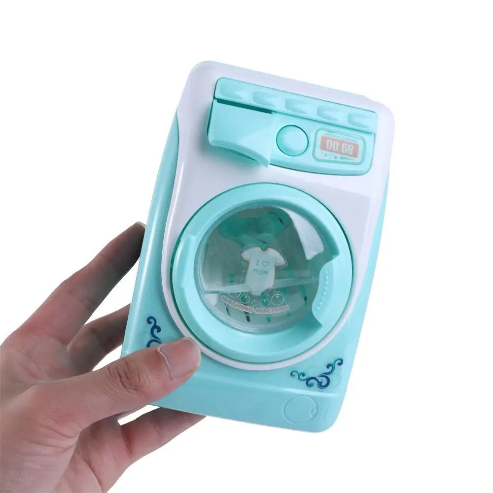 Model Small Household Appliances Simulation Washing Machine Toys Mini Furniture Mini Electric Washing Machine Filling Water Toy