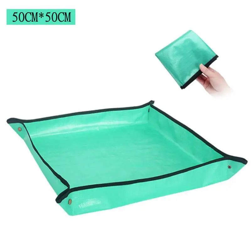 Flower Pots Transplanting Mats Gardening Planting Mat PE Plant Repotting Mat Foldable Waterproof Gardening Potting Pad