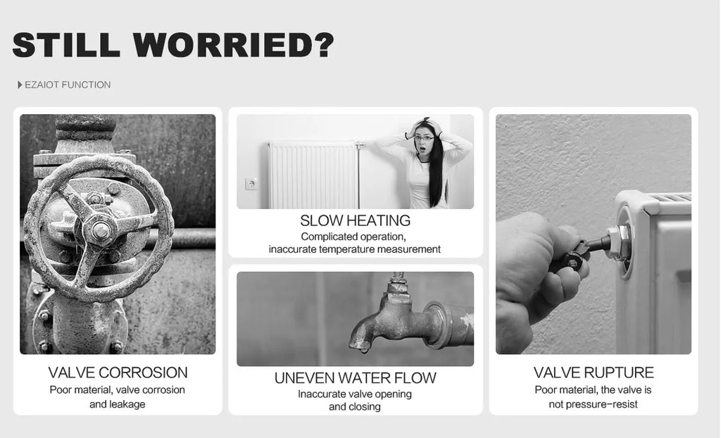 Smart WiFi/ZigBee TRV Thermostat Tuya Radiator Thermostatic Valve Programmable Controller Actuator Alexa Google Voice Control