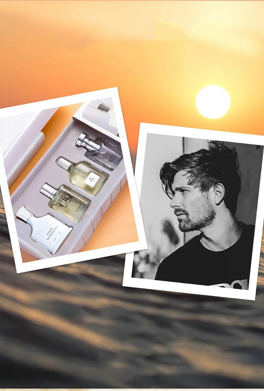 Men Perfume Gift Box 100ml Four Piece Set Lasting Fragrance Body Spray Plant Floral Scent Pheromone Cologne Perfumes Men's Gifts