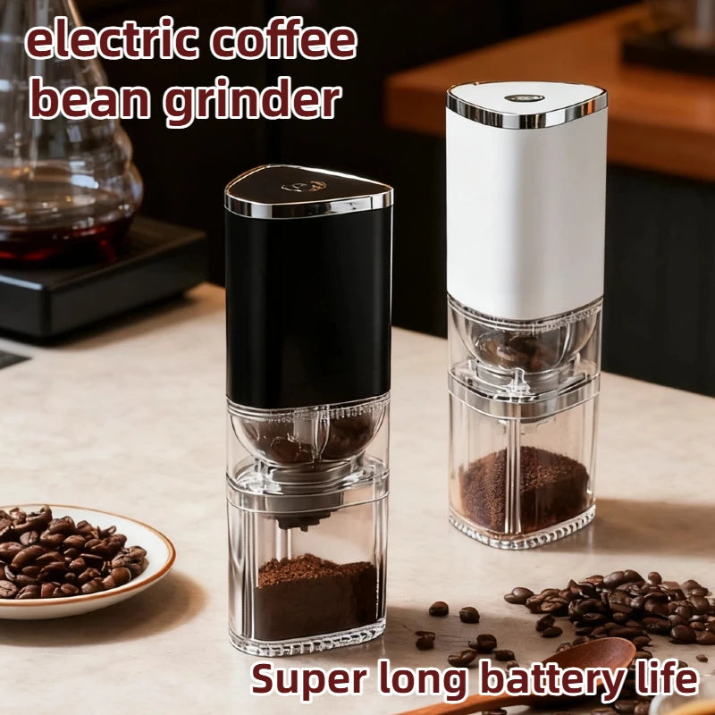 Household Coffee Bean Grinder Kitchen Small Grinder Induction Self-Stop Strong Power Grinding Fine Portable Small Grinder