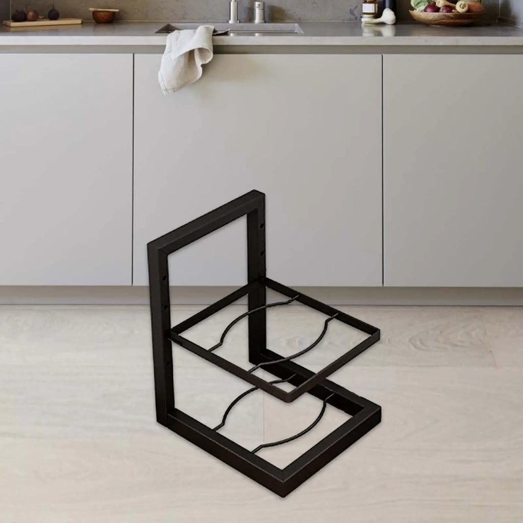 Pot and Pan Organizer Heavy Duty Kitchen Organizer Pot Organizer for Home Kitchen Organizer Cookware Stand under Cabinet