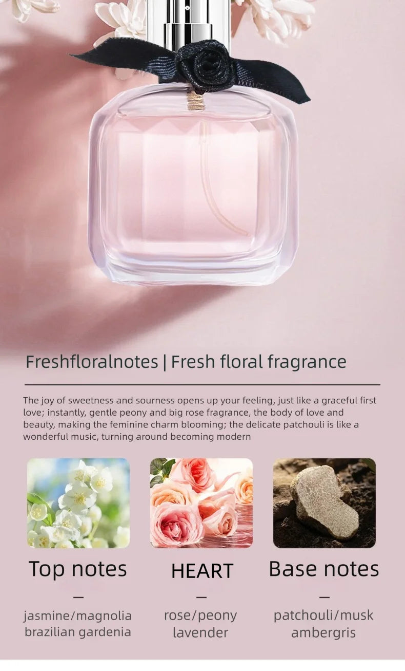 30ml Parisian Ladies Perfume Fresh Elegant Luxury Light Fragrance Natural Spary Floral Scent Party Eau De Parfum For Women