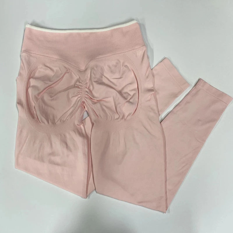 Ignite Sculpt ScrunchSeamless Scrunch teveo  Legging for Women Yoga Pants Hip Lifting Running Exercise Gym Ignite Sculpt Series