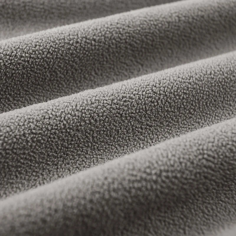 2025 Fleece Men's Coat Thickened Warm Windproof Loose Outdoor Collar Fleece Hooded Jacket Norwegian Printed Good Soldier