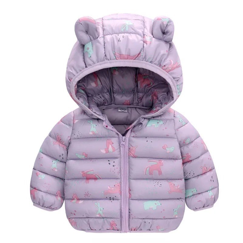 Boys Girls Cotton-Padded Clothes Children's Clothes Winter Clothes Baby Coats 2025 Thickened Jackets Children's Clothing