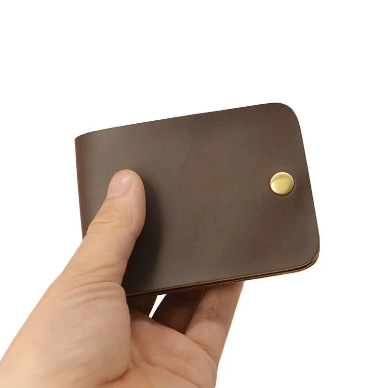 Handmade Personalized Credit Card Holders Leather Credit Card Holder Man Business Cardholder Wallet Porte Carte Case To Protect