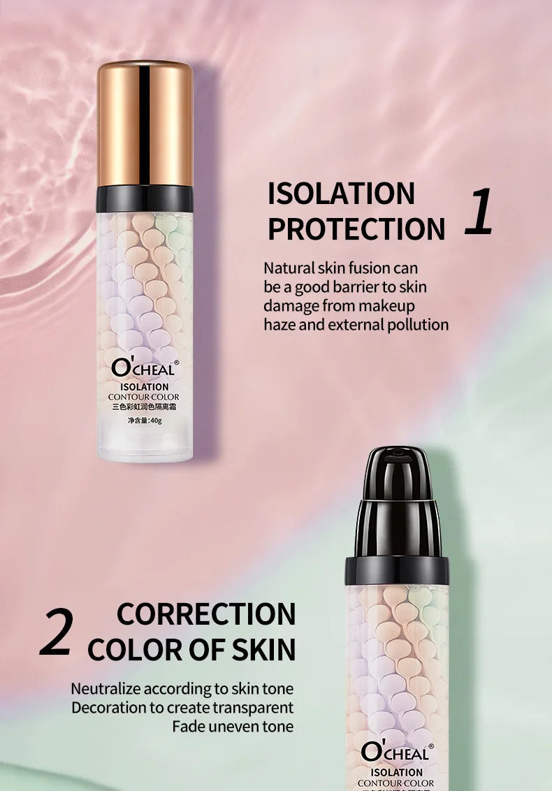 Makeup Primer Breathable BB Cream Not Sticky Face Foundation Intensive Moisturizes Provide Deep Moisture Helps Brighten Skin