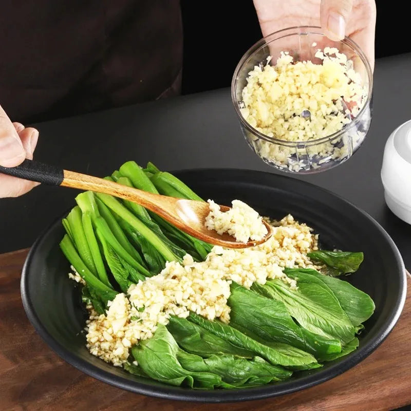 Electric Mini Garlic Masher USB Garlic Chopper Machine Ginger Vegetable Crusher Food Vegetable Processor Chili Chopper Masher