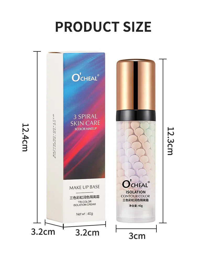 Makeup Primer Breathable BB Cream Not Sticky Face Foundation Intensive Moisturizes Provide Deep Moisture Helps Brighten Skin
