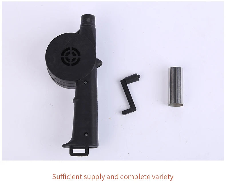 Hand Blower Household Hand Portable Barbecue Blower Small Hair Dryer Outdoor Barbecue Accessories Tools