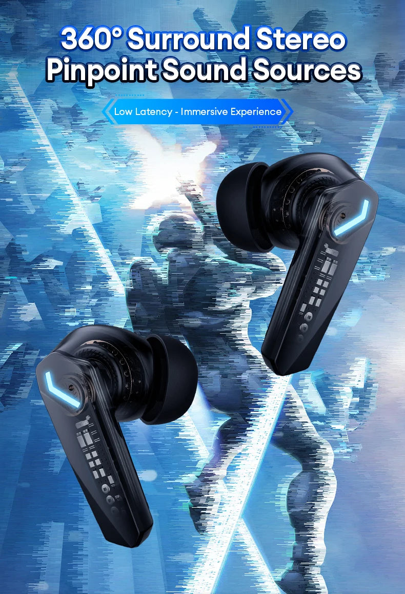 Choice Lenovo GM2 Pro Wireless Bluetooth 5.3 Earphones Gaming Low Latency Dual Mode Music Earbuds Sports In-Ear Headset With Mic