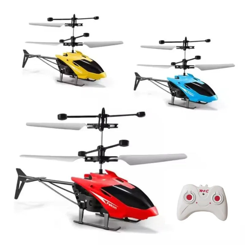 Remote Control Safe Fall-resistant Mini Helicopters Toys Rechargeable RC Helicopters Drone Toys Children's Gifts