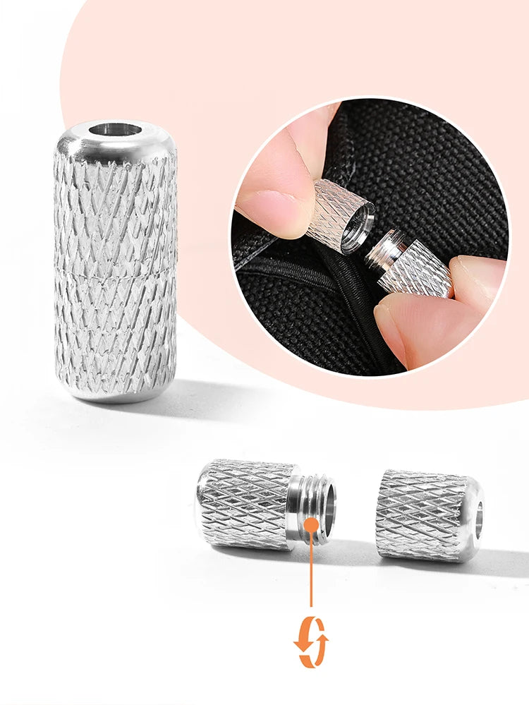 No Tie Shoe Laces Threaded Button Black White Fashion Without Ties Elastic Laces Sneaker Kids Adult