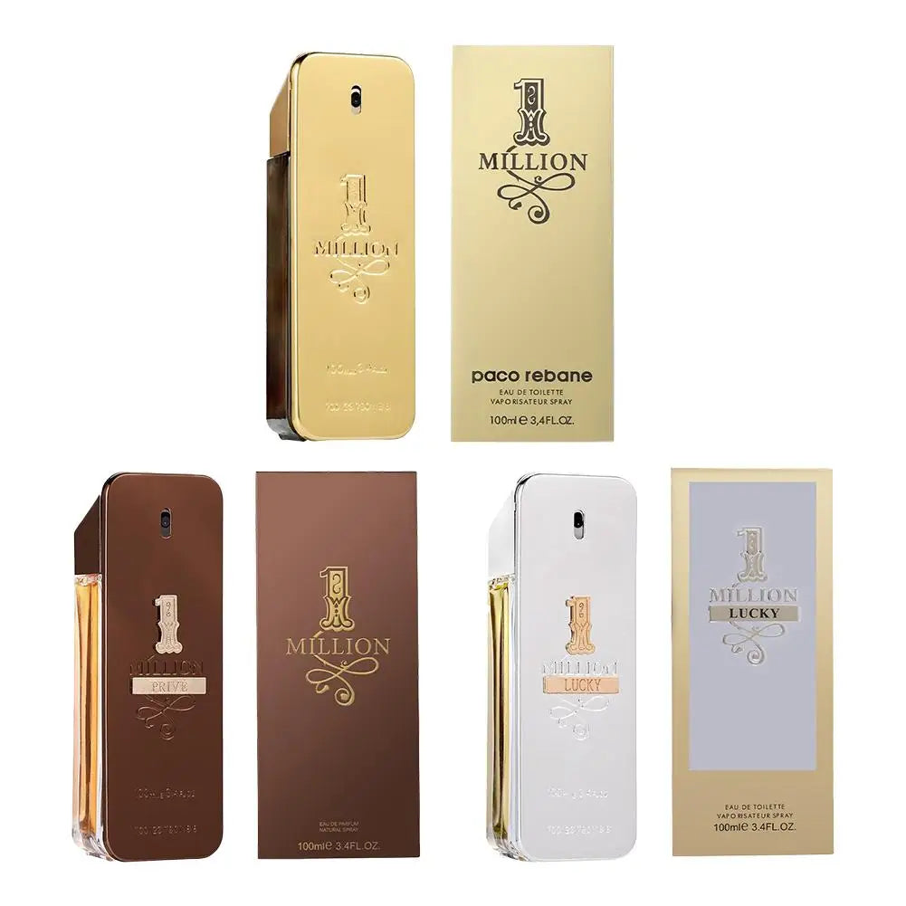 Golden Millionaire Luxury Perfume For Men Long-Lasting Woody Leather Fragrance Aromatic & Charming Masculine Scent Eau De Parfum