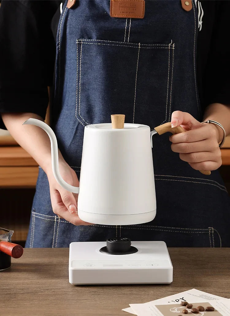 1000W Slim Mouth Pot Temperature Control Water Pot Tea Pot 220V Gooseneck Electric Coffee Pot Manual Brewing Coffee Pot